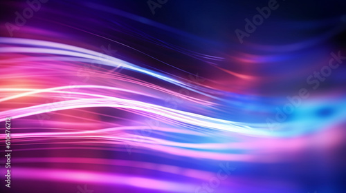 waves abstract futuristic background with pink blue glowing neon network lights