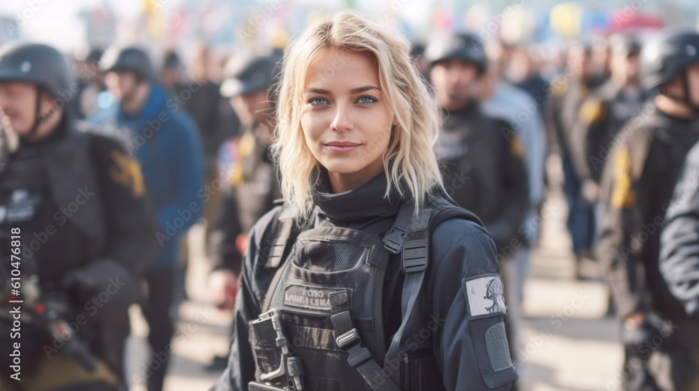 police officers in full gear and uniform with safety protective gear and bulletproof vests in a team and squad than a dozen police officers, in a city on a street police officers in full gear and uniform with safety protective gear and bulletproof vests in a team and squad than a dozen police officers, in a city on a street
