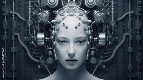 robot with artificial intel...