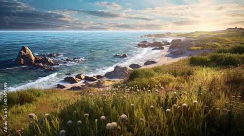 Fototapeta Naklejka Na Ścianę i Meble -  view of the beach