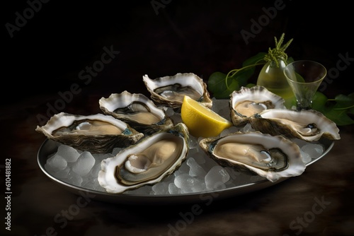 Fresh oysters, generative ai