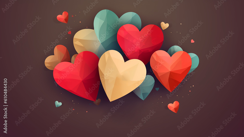 cartão coração amor no dia dos namorados 