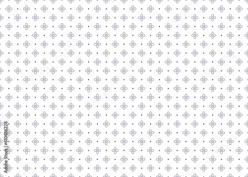 geometric and flower line ethnic fabric seamless pattern for cloth carpet wallpaper background wrapping etc.