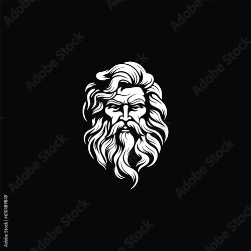 Zeus logo design vector illustration