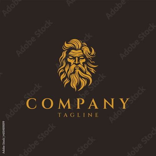 Zeus logo design vector illustration