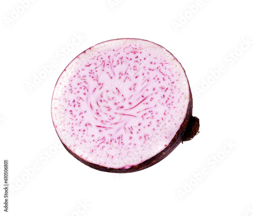 sliced of taro transparent png