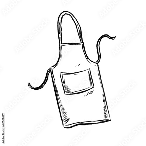 sketch apron.