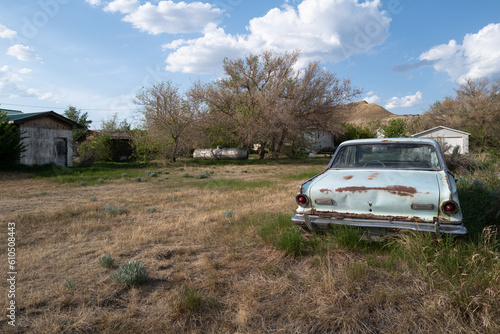 car in the field