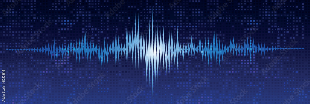 equalizer wave on black background equalizer wave on black background