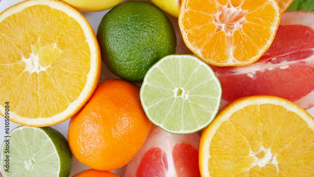 Sliced fruit on a plate.