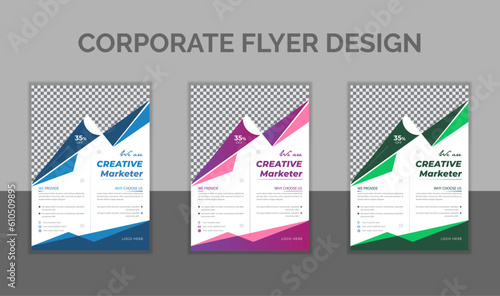 Corporate business flyer design, digital flyer tempalte, Flyer design.