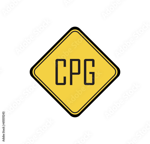 Consumer Packaged Goods text on white background