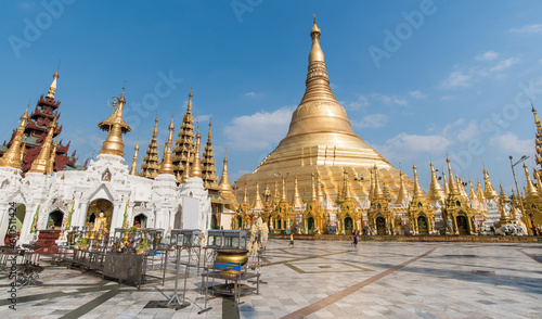 Famous temple in Myanmar.