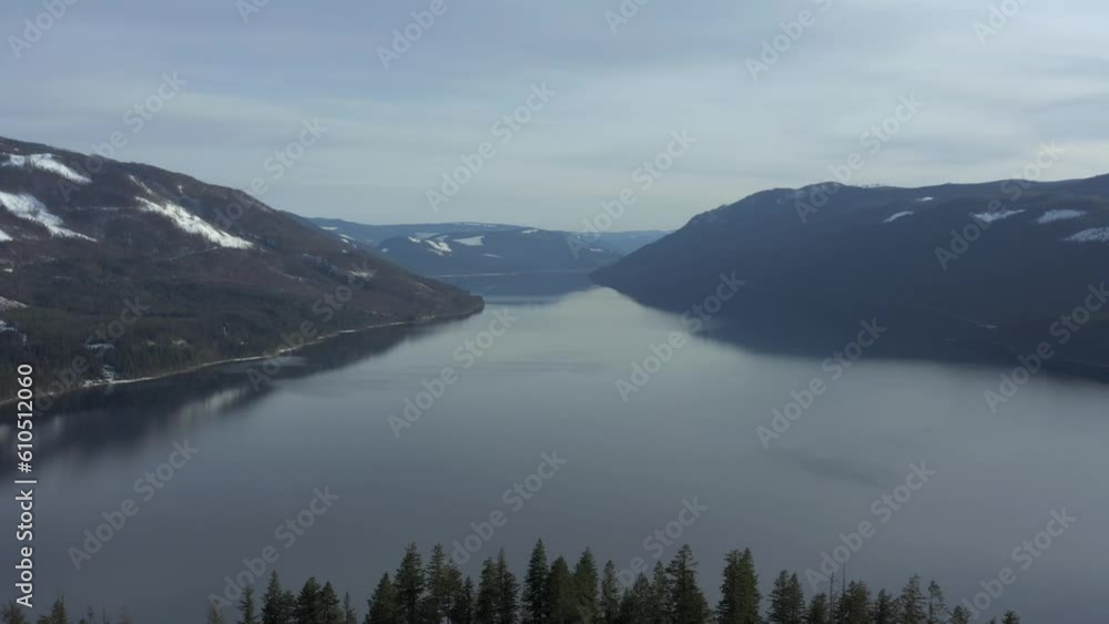 Gloomy Tranquility: Exploring the Mysterious Charms of Mabel Lake in the Spring Gloomy Tranquility: Exploring the Mysterious Charms of Mabel Lake in the Spring