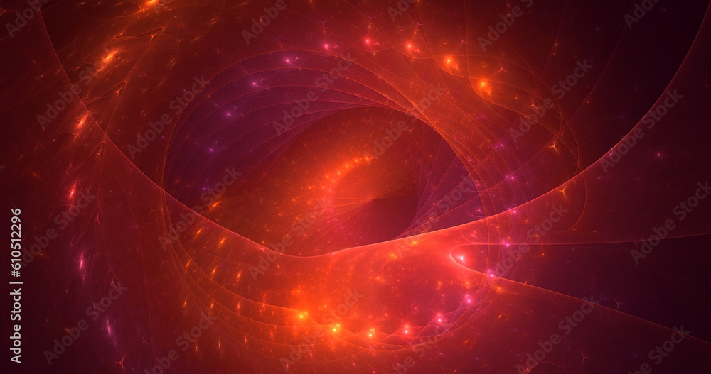 Obraz premium 3D rendering abstract technology fractal background