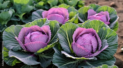 cabbage in the garden created with Generative AI