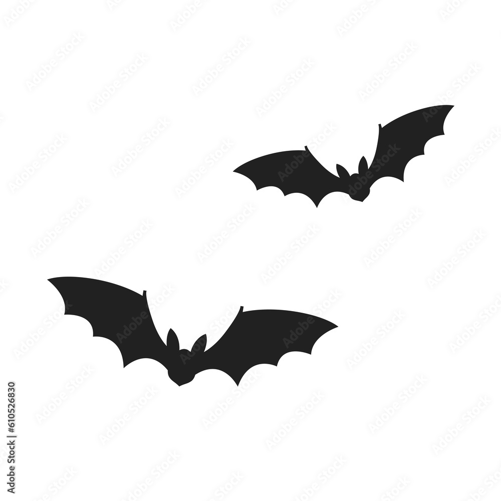 Bats silhouette illustration Bats silhouette illustration