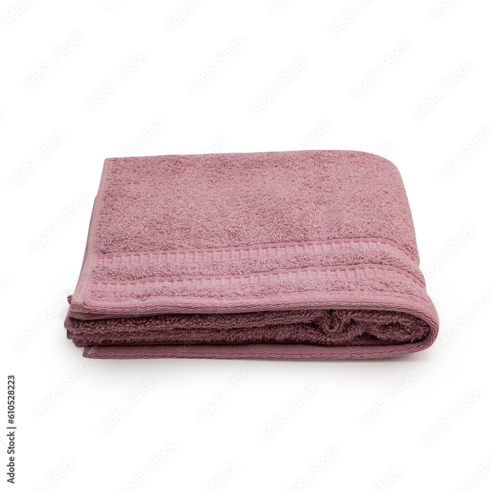Folded Towel isolated on a White background Folded Towel isolated on a White background
