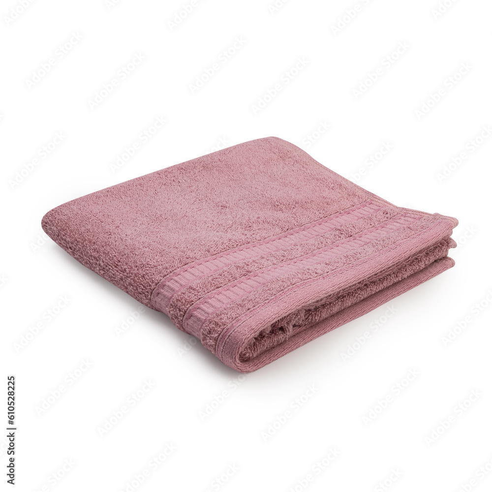 Folded Towel isolated on a White background Folded Towel isolated on a White background