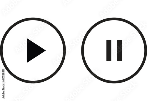 Premium Pause and Play Buttons media icon