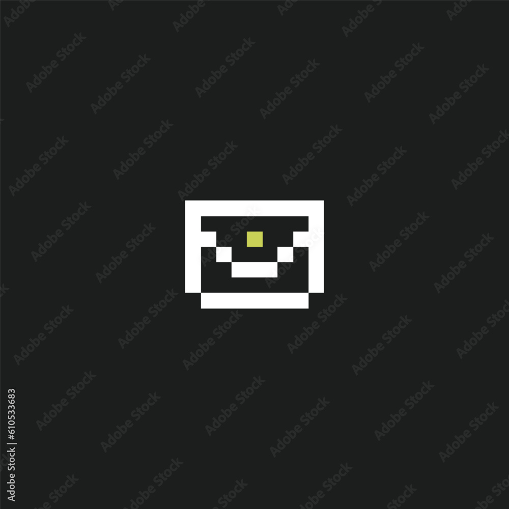 this is contact icon 1 bit style in pixel art with black background and little color,this item good for presentations,stickers, icons, t shirt design,game asset,logo and your project. this is contact icon 1 bit style in pixel art with black background and little color,this item good for presentations,stickers, icons, t shirt design,game asset,logo and your project.