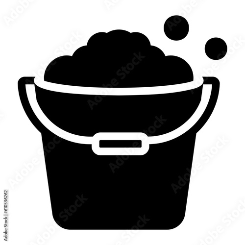 bucket glyph icon © Sentya