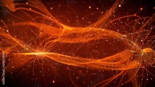 abstract fractal background illustration created by ai generative technology 
