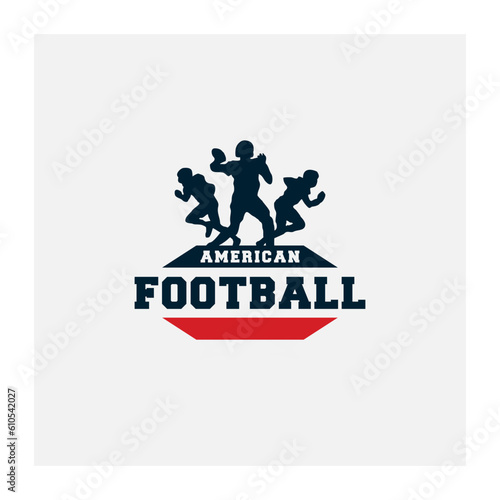 American Fottbal Vector Logo Design