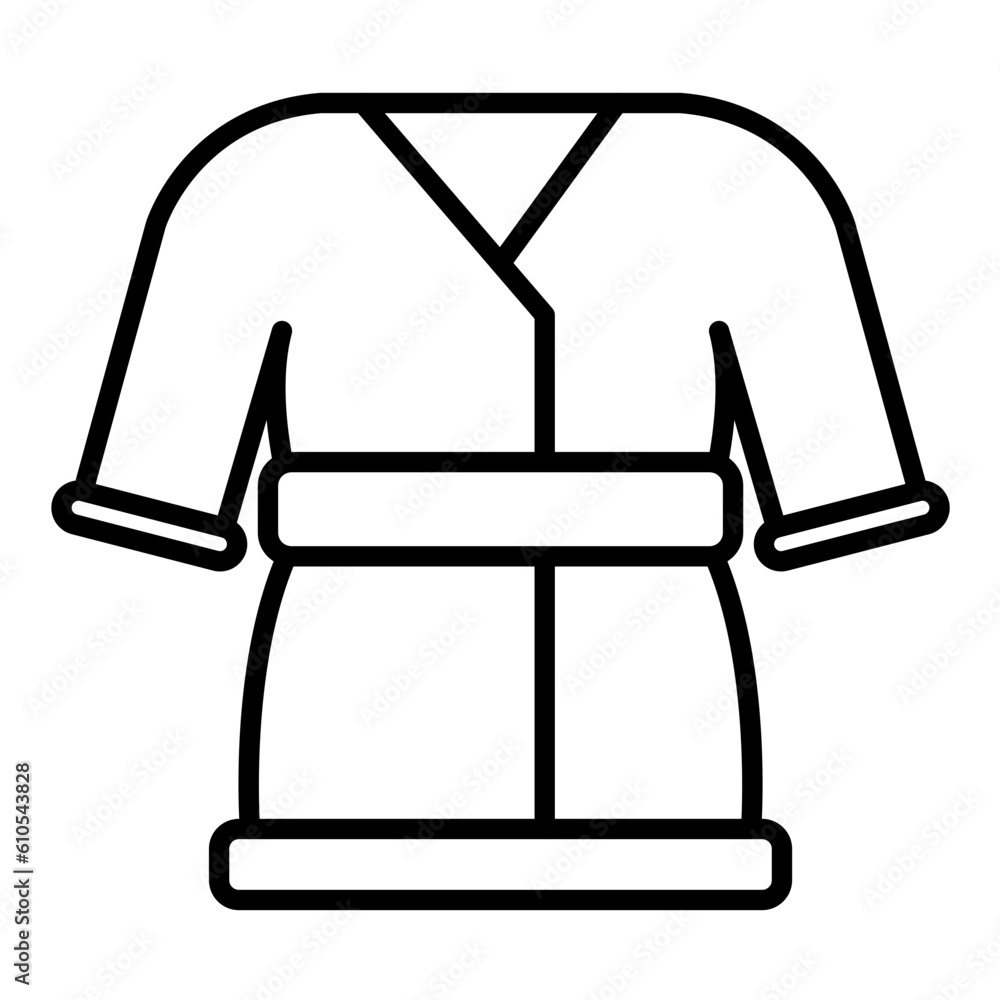 Bath Robe Icon Bath Robe Icon