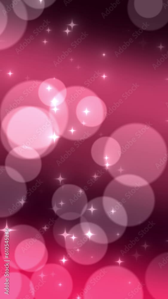 Rising glitter stars and bokeh. Colorful gradient background. Seamless loopable vertical animation background. Rising glitter stars and bokeh. Colorful gradient background. Seamless loopable vertical animation background.