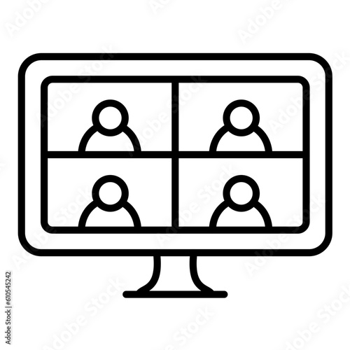 Online Meeting Icon