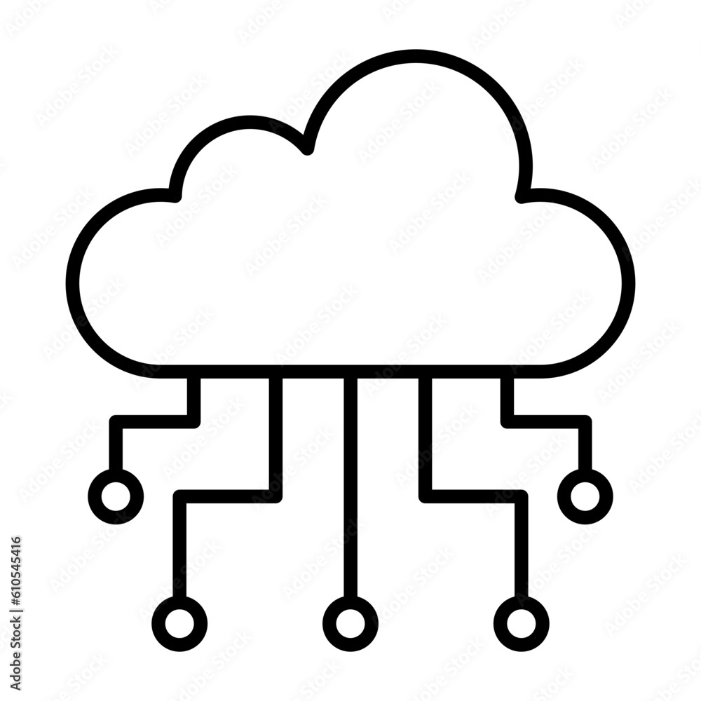 Cloud Computing Icon Cloud Computing Icon