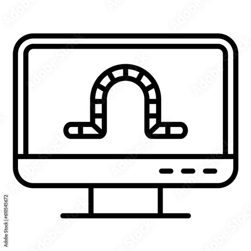Computer Worm Icon