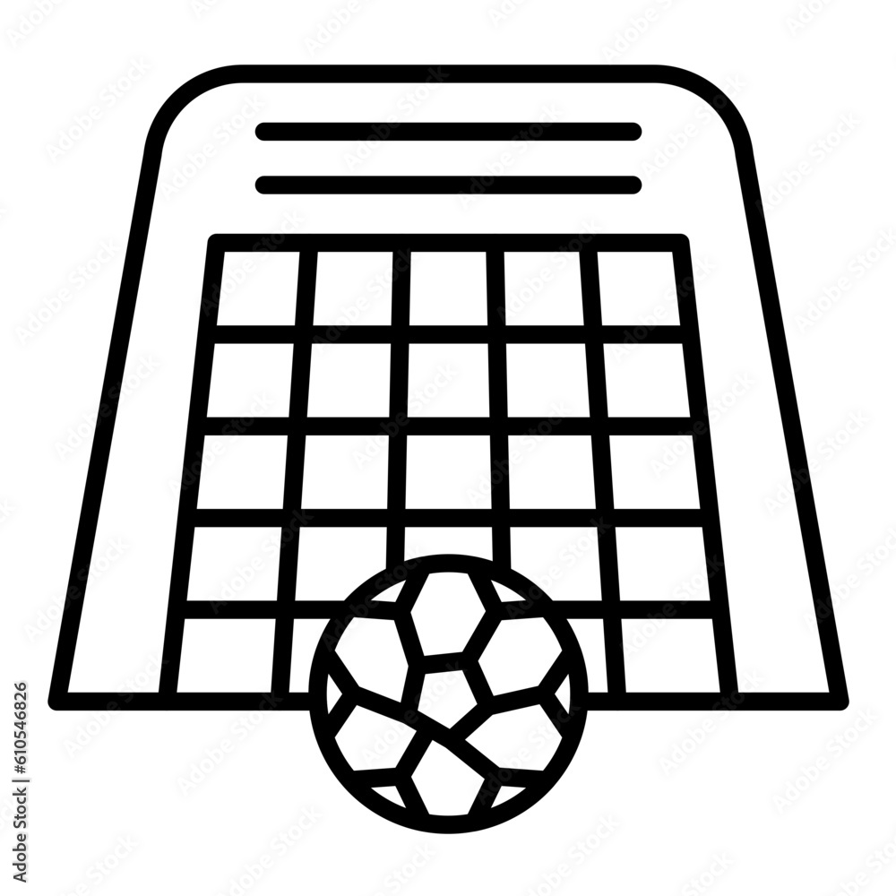 Football Goal Icon Football Goal Icon