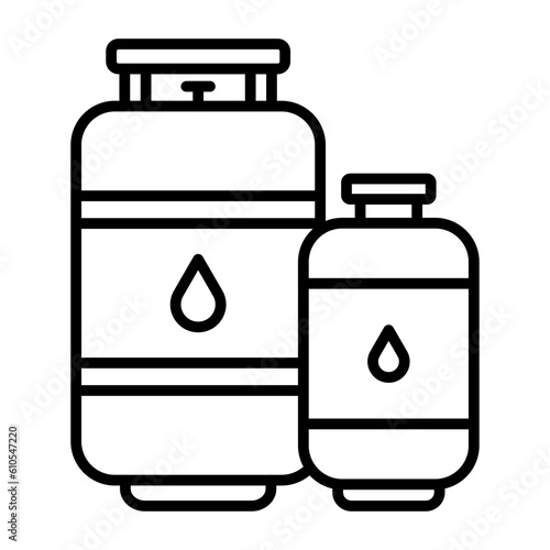 Gas Cylinders Icon