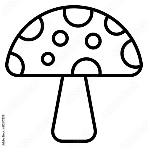 Spring Mushroom Icon