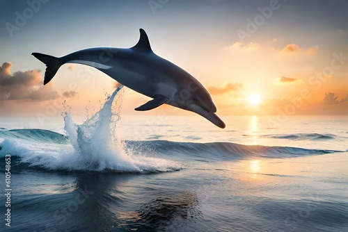 dolphin jumping out of the water