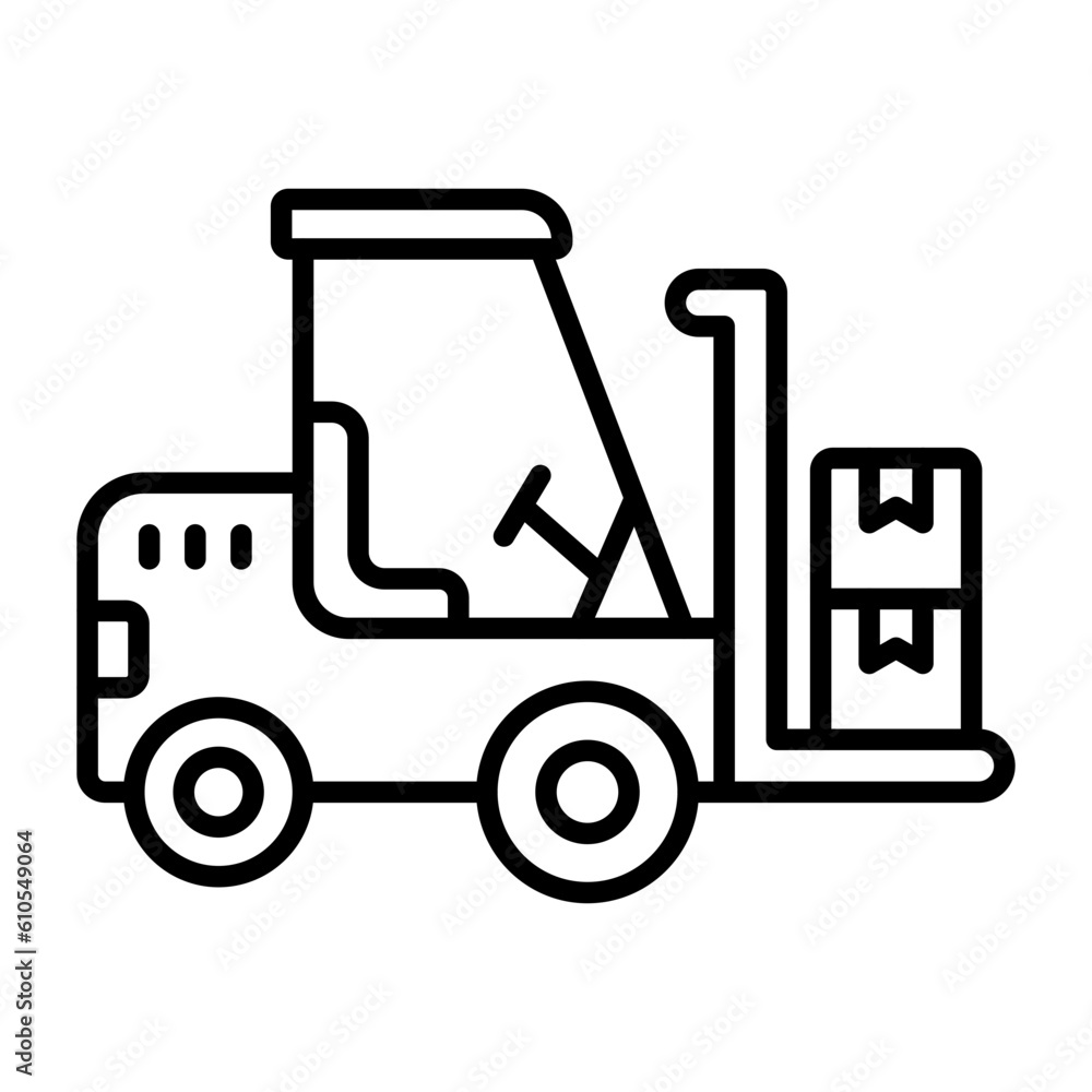 Forklift Icon Forklift Icon