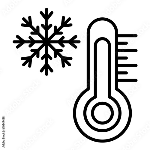 Cold Temperature Icon