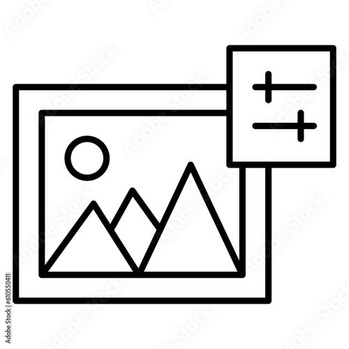 Photo Editing Icon