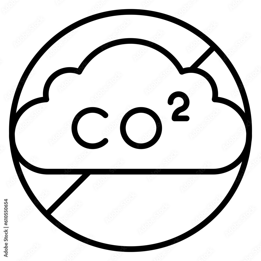 Zero Emission Icon Zero Emission Icon