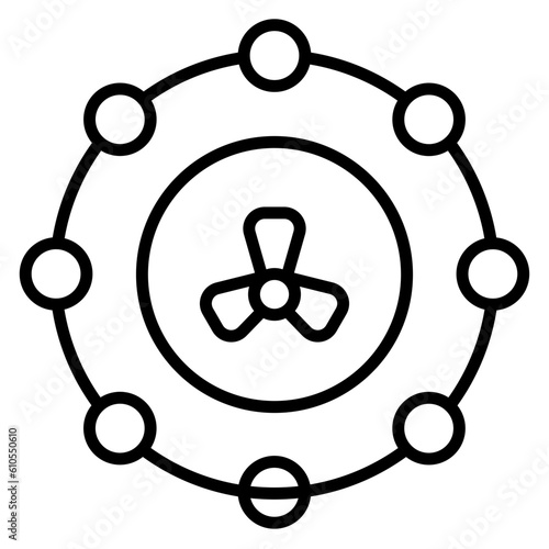 Nuclear Energy Icon