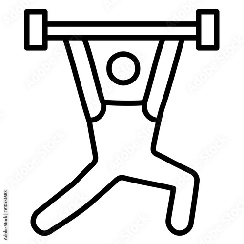 Weightlifter Icon