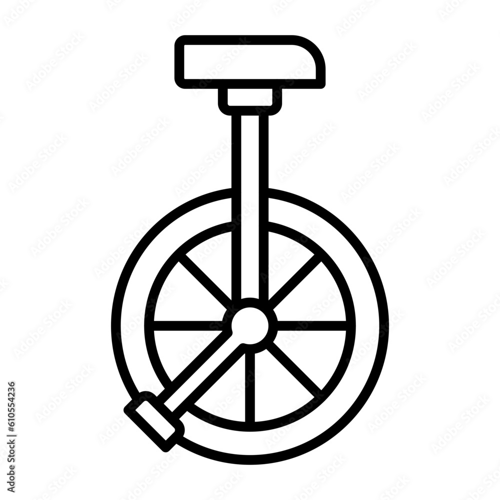 Unicycle Icon Unicycle Icon