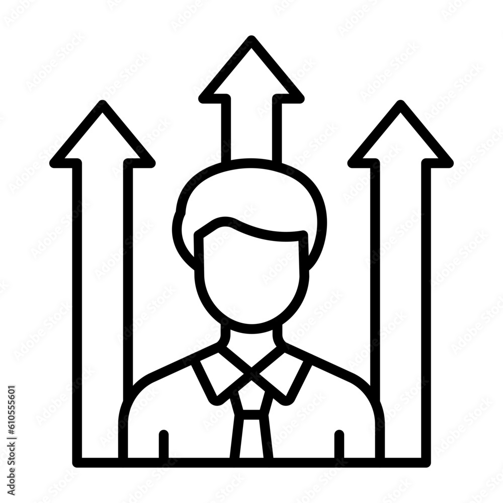 Employees Motivation Icon Employees Motivation Icon