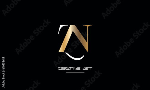 ZN, NZ, Z, N abstract letters logo monogram