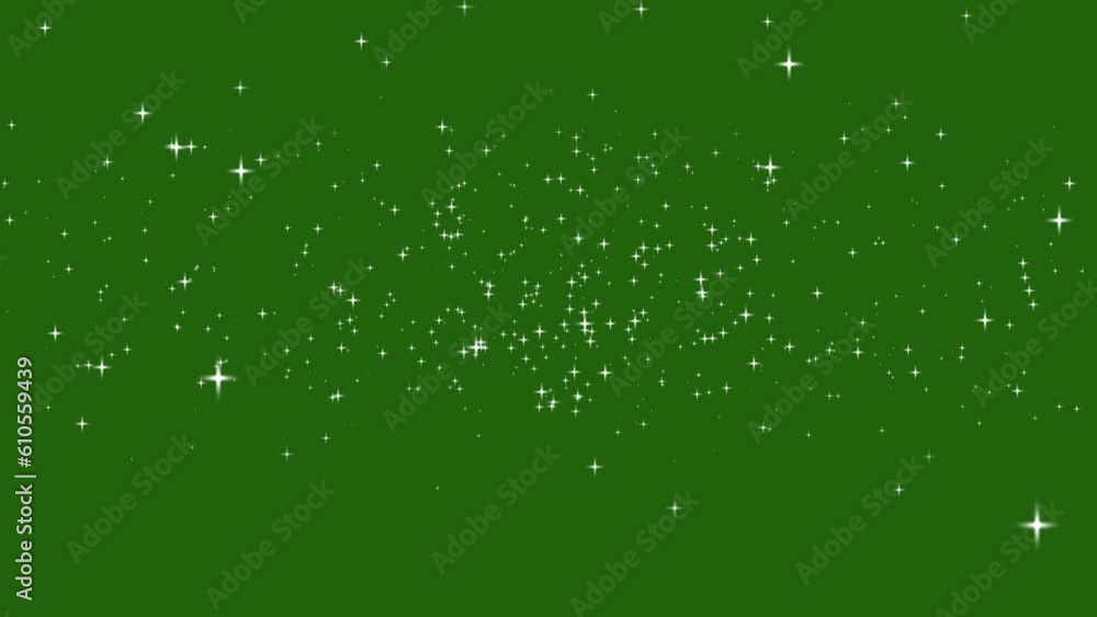 Stars shine effect background on green screen animation. Christmas decoration. Stars shine effect background on green screen animation. Christmas decoration.