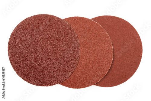 Set of sandpaper grit