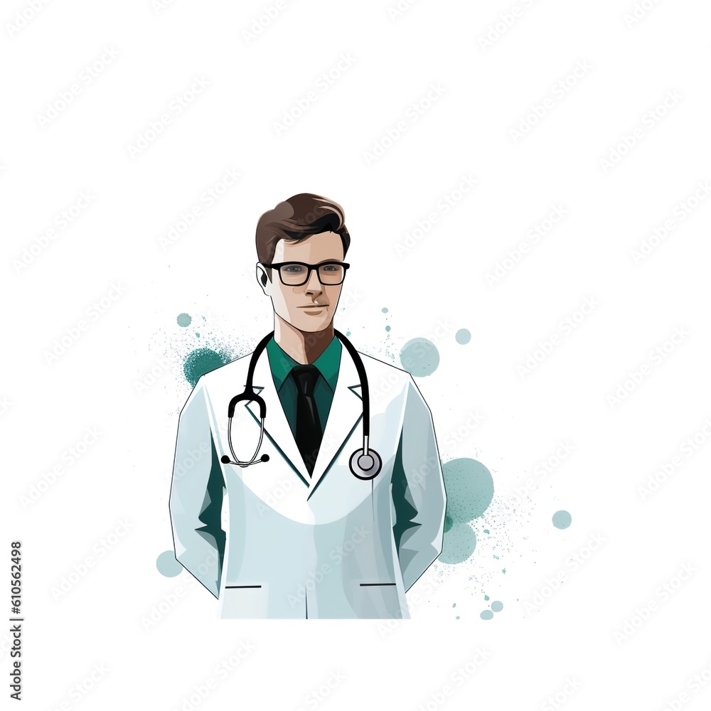 Fototapeta premium doctor's day- vector illustration of doctor's day.illustration