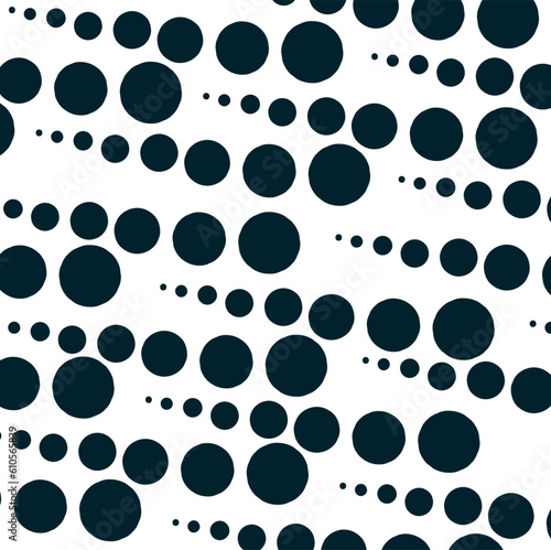 Circles of different sizes in the total mass